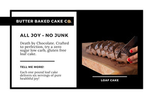 Loaf Cakes (1 lb, zero sugar, low-carb, gluten-free)
