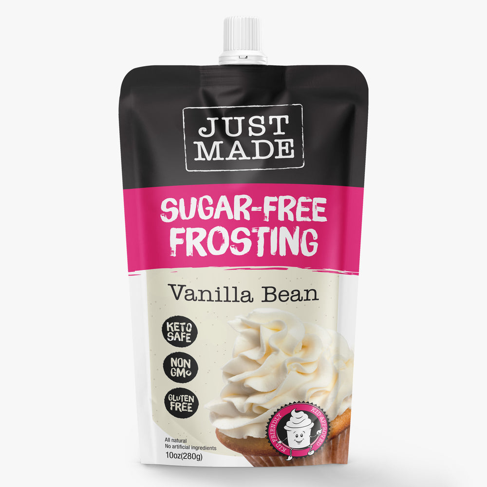 Sugar-Free Vanilla Bean Frosting (10oz) by Butter Baked Cake Co